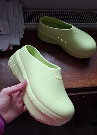 Лимонные дутики adidas 6