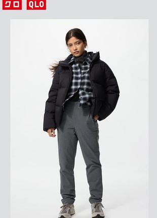 Брюки на флісі easy uniqlo