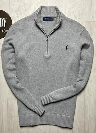Мужская премиум зип кофта polo ralph lauren, размер xl-2xl