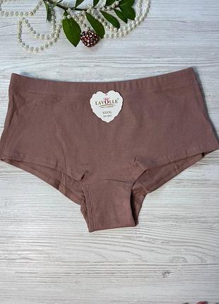 Трусики женские из хлопка в рубчик от бренда lavolle арт. 3687🎀