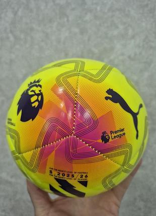 Футбольний м'яч puma orbita lights premier league 2025/26 розмір 1 mini жовтий