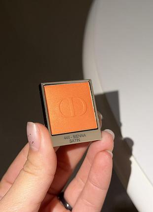 Тіні для повік christian dior diorshow mono couleur 446 sienna satin
