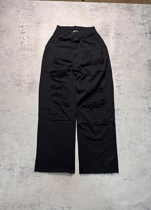 Штани jaded london distressed black baggy monster joggers xs,s,m