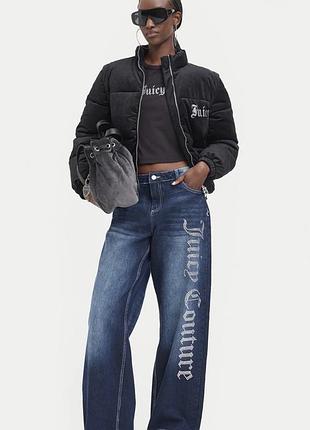 Зимова велюрова куртка - жилетка juicy couture  regular fit