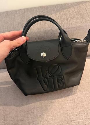 Шкіряна сумка longchamp