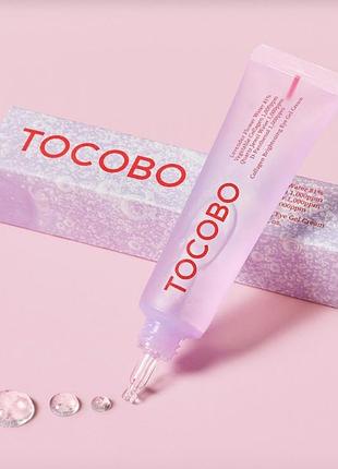 Tocobo collagen brightening eye gel cream – освітлюючий гель-крем під очі з колагеном