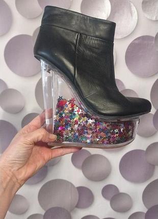 Ботильйони жіночі jeffrey campbell, чорні, розмір 37.5