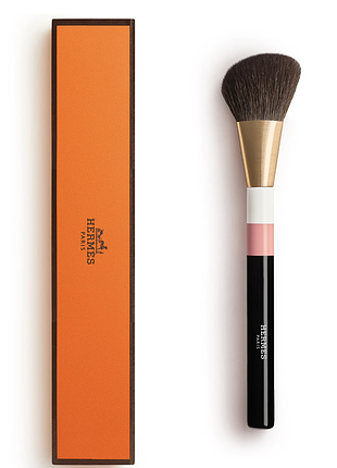Hermes скошений пензель для пудри, рум'ян та контурингу face brush le sculpteur hermès
