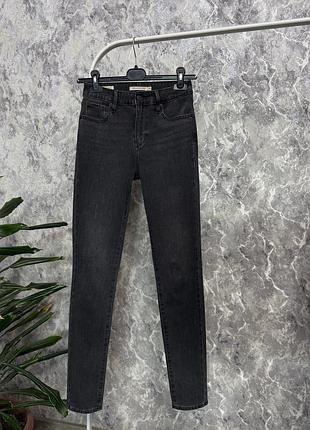 Джинси жіночі levi’s графітові джинси 721 high rise skinny 25