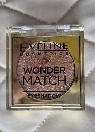 Тіні для повік eveline wonder match компактні шимерні