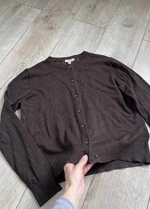 Кардиган жіночий h&m шоколадний розмір l
