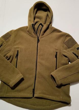 Куртка милитари combat fleece hoody green olive military (m)