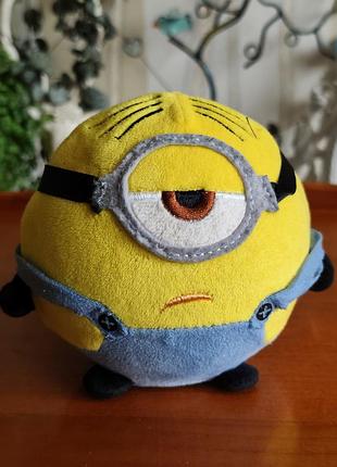Мягкая игрушка мяч посипака миньон стюарт minions the rise of gru (illumination)