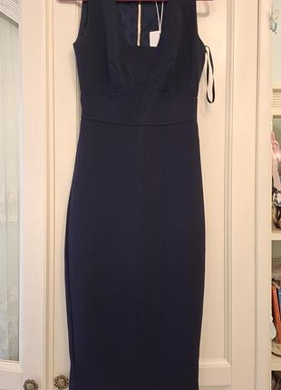 Сукня жіноча ted baker темно-синя футляр xs-s