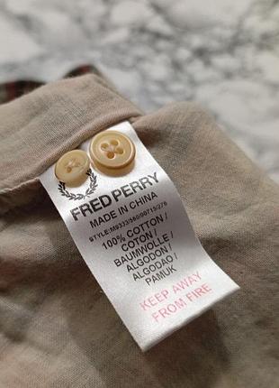 Чоловіча сорочка fred perry у клітинку 6