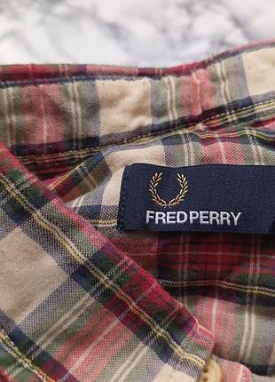Чоловіча сорочка fred perry у клітинку 5