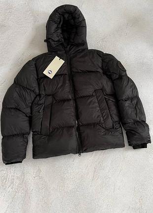 Новинка мужская зимняя куртка canada goose black
