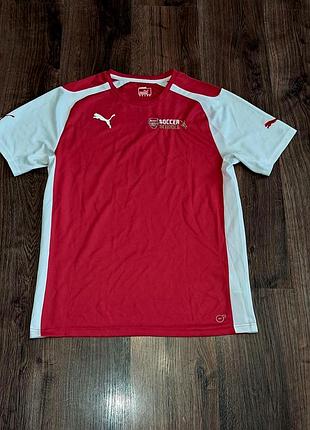 Мужская уникальная футболка jersey puma arsenal soccer schools оригинал