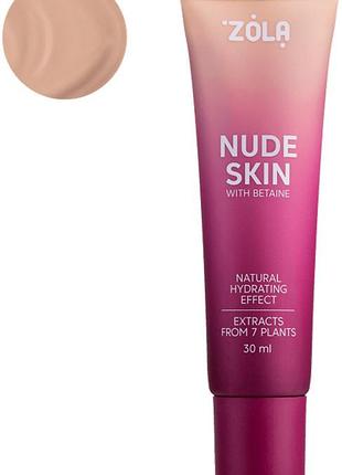 Тональна основа nude skin 02 medium zola
