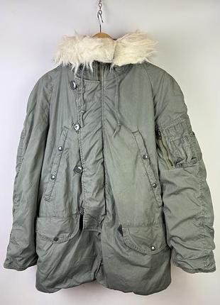 Парка армії сша військова зимова аляска vintage n 3b parka extreme cold weather m 65