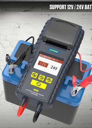 Autool bt860 тестер аналізатор акумулятора з принтером 5