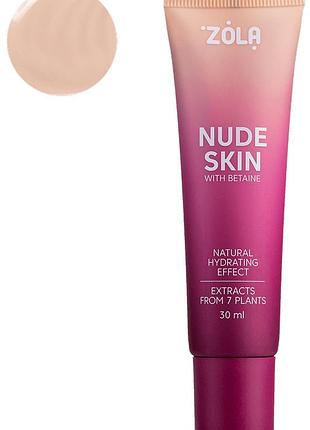 Тональна основа nude skin 01 light zola