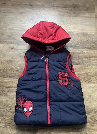 Жилетка дитяча marvel spider-man синьо-червона 4 роки