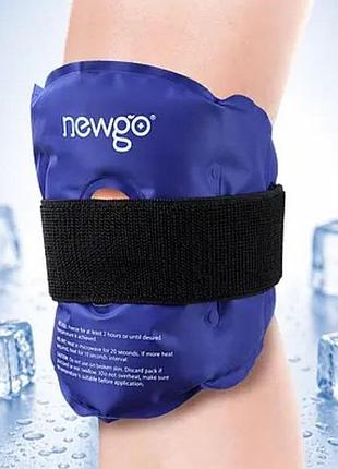 Гелевий компрес бандаж для коліна newgo оригінал холод тепло