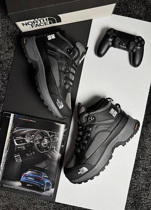 ❄️чоловічі кросівки the north face x soukuu glenclyffe fur grey black