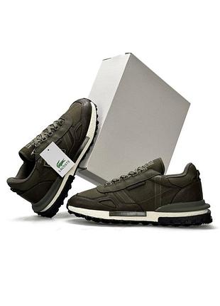 Чоловічі кросівки lacoste elite active big size gtx khaki