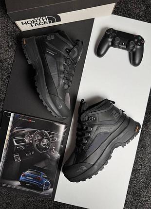 ❄️чоловічі кросівки the north face x soukuu glenclyffe fur black dark grey