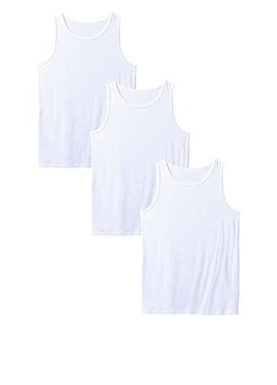 Мужская белая нательная майка up2fashion, комплект из 3 штук, размер xl; xxl