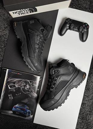 ❄️чоловічі кросівки the north face x soukuu glenclyffe fur all black