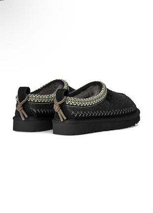 Уггі ugg tasman на платформі чорні 3
