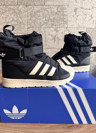 Черевики дитячі adidas superstar чорні 21 см