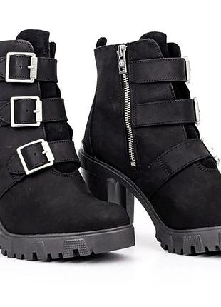 Черевики жіночі timberland lana point buckle boot чорні