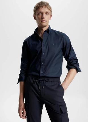 Tommy hilfiger чоловіча тепла  сорочка, рубашка, брендова сорочка