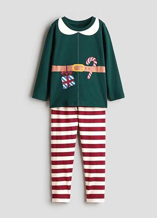 Піжама h&m для хлопчика, дитячий костюм, нічний одяг, святкова піжама