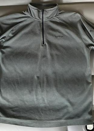Кофта craghoppers 1/4 zip флісова оливкова