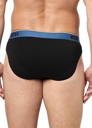 Набiр трусiв boss (3 шт) bold logo solid briefs 3