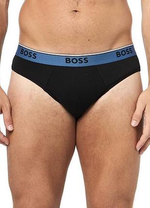 Набiр трусiв boss (3 шт) bold logo solid briefs 2