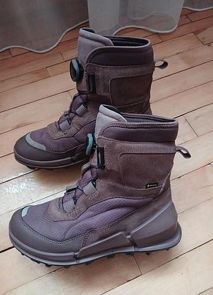 Зимові термо чобітки ecco biom k 2 на системі gore -tex.