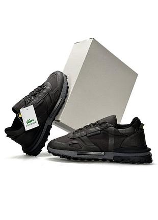 Чоловічі кросівки lacoste elite active big size gtx brown khaki