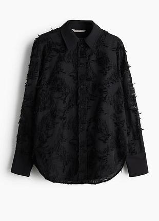 Жіноча сорочка h&m чорна розмір s