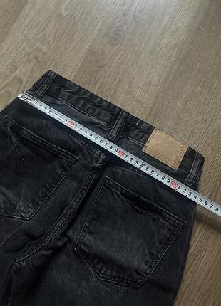 Джинси жіночі pull&bear прямі чорні 6