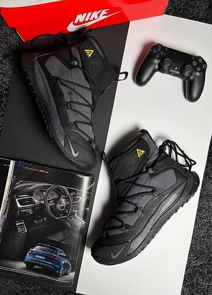 ❄️чоловічі кросівки nike acg air terra antarktik fur grey black