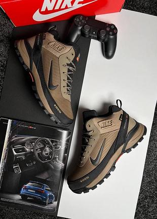 ❄️чоловічі кросівки nike rivah fur coyote black