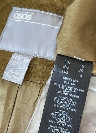 Пальто демісезонне asos р.8/10 10