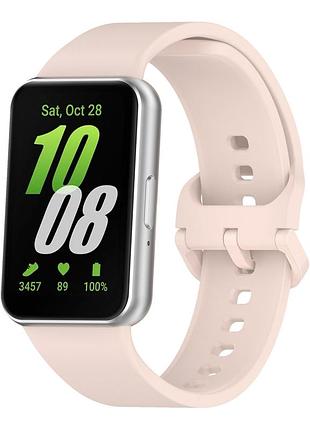 Ремешок silicone для фитнес–трекер samsung galaxy fit 3 nebula powder