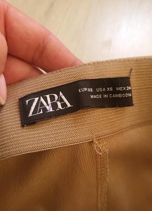 Брюки мікровільвет .zara. 4